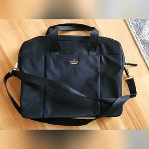 Kate Spade Black Laptop Bag Nylon Satin